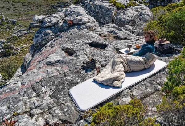 Коврик самонадувающийся Naturehike, 200x65x3 см, синий