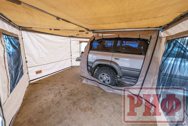 Стенки для комбинированной (прямоугольной с веерной частью) маркизы 2х2 м правые