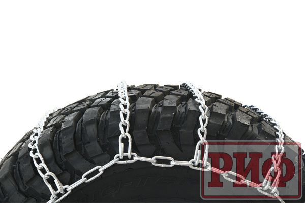 Цепи противоскольжения РИФ 4х4 "лесенка" 25 мм, 285/75R18, 295/65/R18, 33x12.5R20 (к-т 2 шт.)