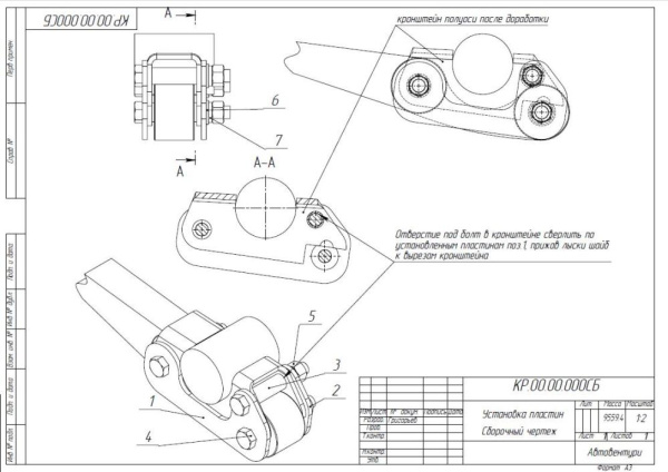 Кастор плата РИФ УАЗ
