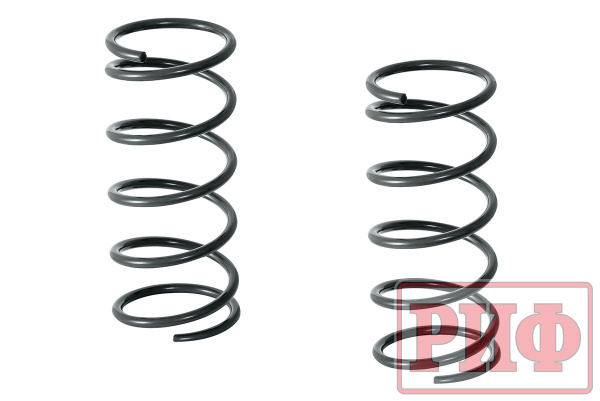 Комплект дополнительных пружин РИФ с кронштейнами для задней оси на УАЗ Патриот 2019+ (двухлистовая рессора) +350 кг