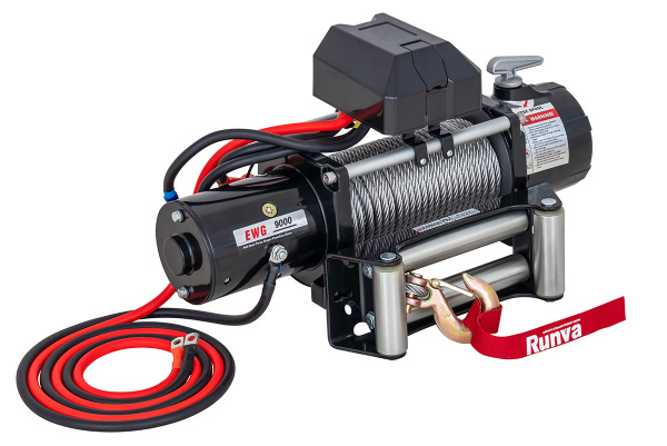 Лебёдка электрическая 12V Runva 9000 lbs 4200 кг