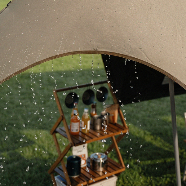 Тент кемпинговый Naturehike Cloud Skies (Yunxiao) 860 8,6х5,5 м., коричневый, блэкаут