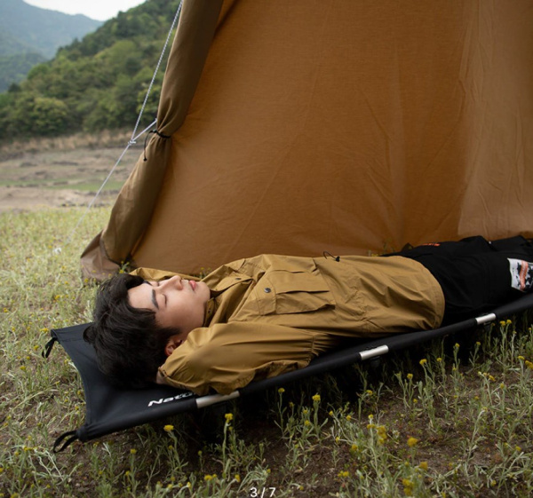 4.Раскладушка туристическая XJC05, черная 4.Раскладушка туристическая XJC05, черная