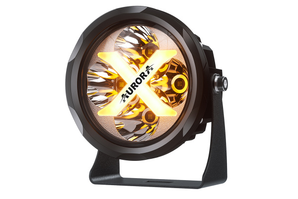 Светодиодные фары рабочего света AURORA 102 мм 40W c RGB подсветкой (комплект 2 шт)