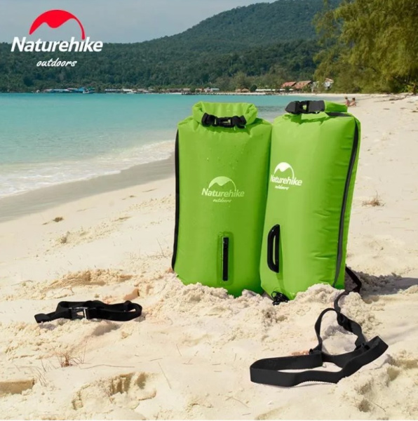 Гермомешок туристический 28 л. Зеленый