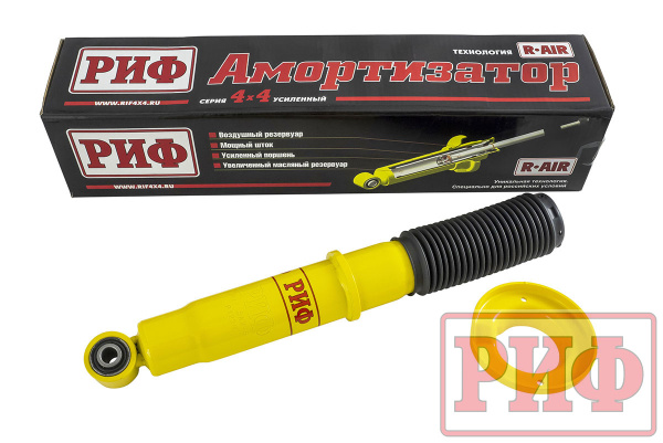 Амортизатор РИФ передний Mitsubishi Pajero III/IV 2000+ штатный и лифт 0-40 мм