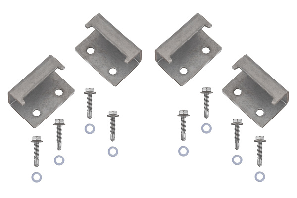 Крышка кузова РИФ для Sollers ST6 / JAC T6, трёхсекционная 1590х1600 мм, алюминиевая, черная