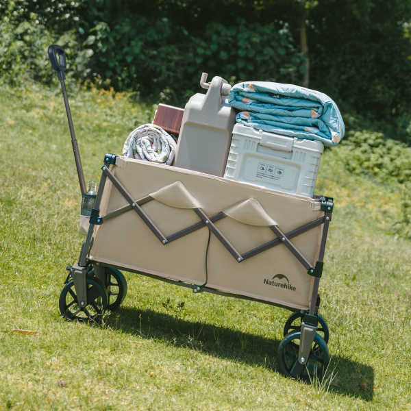 Тележка туристическая Naturehike Light 75х45,5х91 см, 70 л, коричневая