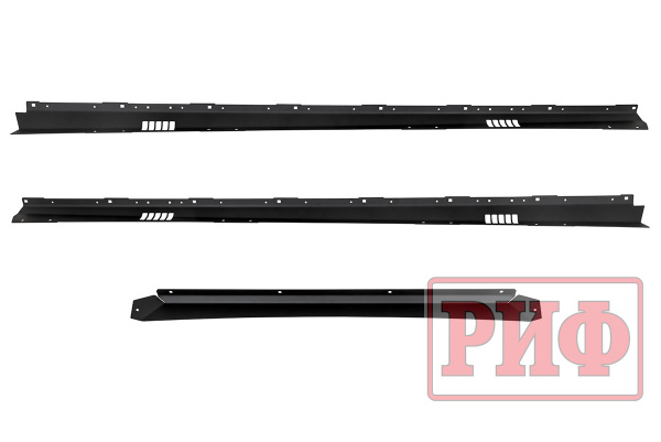 Багажник экспедиционный (платформа) алюминиевый РИФ 1200x2080 мм для Toyota Land Cruiser 200 (с крепежом)