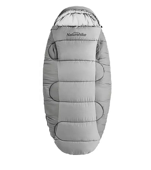Мешок спальный Naturehike Oval PS200, 220х95 см, (правый) (ТК: +9C), серый Мешок спальный Naturehike Oval PS200, 220х95 см, (правый) (ТК: +9C), серый