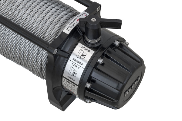 Лебёдка электрическая 12V Runva 9500 lbs 4350 кг влагозащищенная, стальной трос