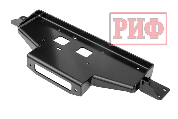 Площадка РИФ под лебёдку c защ. радиатора в штатный бампер Mitsubishi Pajero Sport 2015-2022 дизель