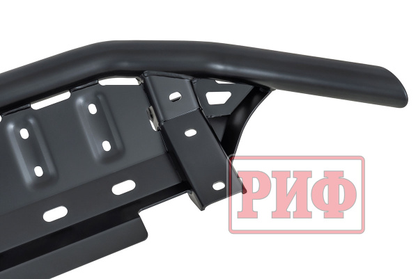 Бампер РИФ силовой передний TLC Prado 120 c защитой радиатора