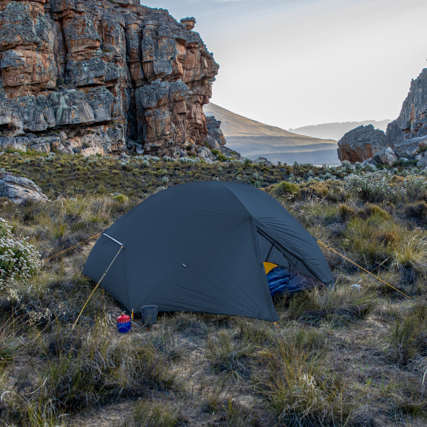 Палатка Naturehike Mongar 2-местная, алюминиевый каркас, сверхлегкая, ярко-синяя