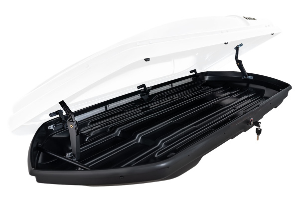 Бокс автомобильный на крышу Pentair COBRA 420L белый глянец, двусторонний