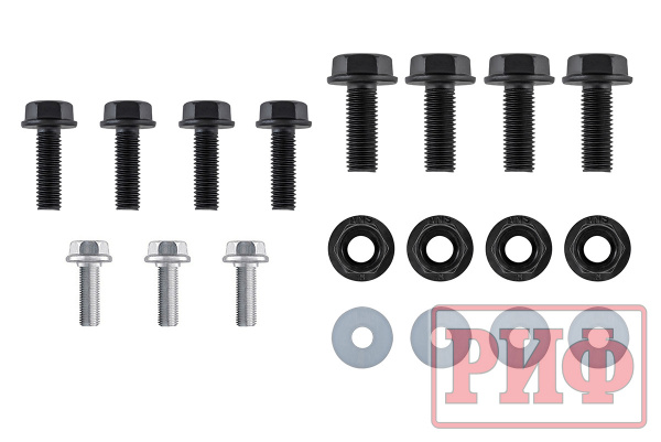 Фаркоп РИФ передний (переходник) для съёмной лебёдки с защитой радиатора на ГАЗ Соболь NN