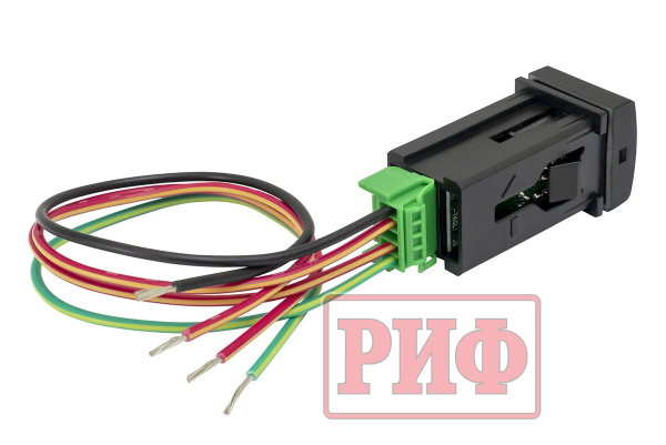 Кнопка ВКЛ/ВЫКЛ, белый, REAR DIFF LOCK TOYOTA 22x22