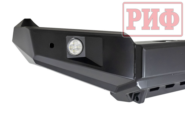 Бампер РИФ силовой передний Toyota Land Cruiser 200 2007-2015 c доп. фарами и защитой бачка омывателя