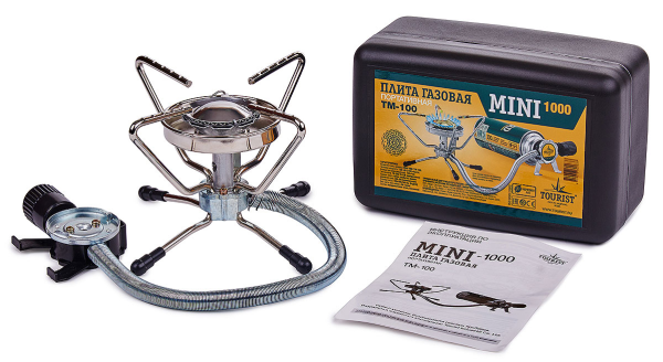 Горелка газовая TOURIST MINI-1000, под цанговый баллон