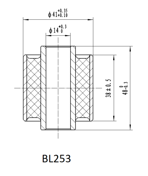 Втулка амортизатора РИФ SA253 (с маркировкой 1 )