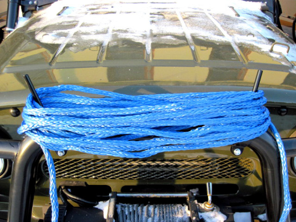 Комплект кронштейнов на кенгурин РИФ для намотки троса (D63)