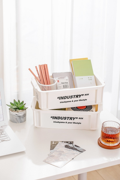 2 Контейнер IRIS для хранения, с крышкой, белый