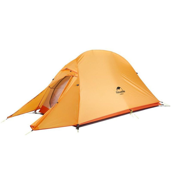 Палатка Naturehike Cloud Up Base 1-местная, алюминиевый каркас, оранжевая