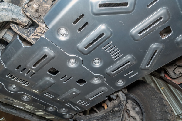 Защита Falcon радиатора, картера, РК, КПП для Toyota Hilux 2015-2024, алюм. 8 мм