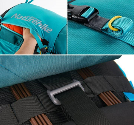 Рюкзак туристический Naturehike 45 л, черный