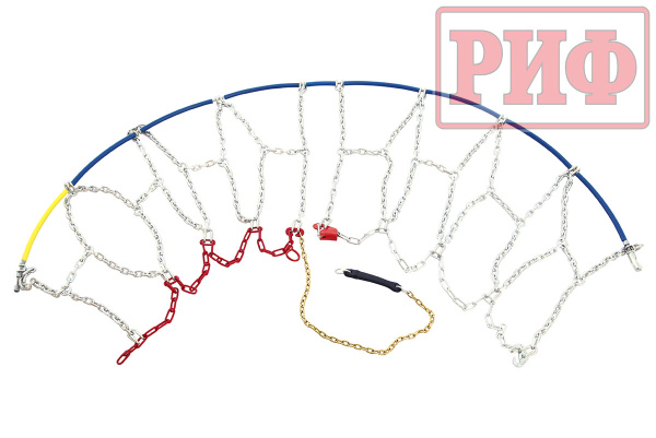 Цепи противоскольжения РИФ 4х4 "соты" 16 мм, 235/75R16, 245/60R18, 245/65R17, 245/70R16, 245/65R17, 245/70R16 (к-т 2 шт.)