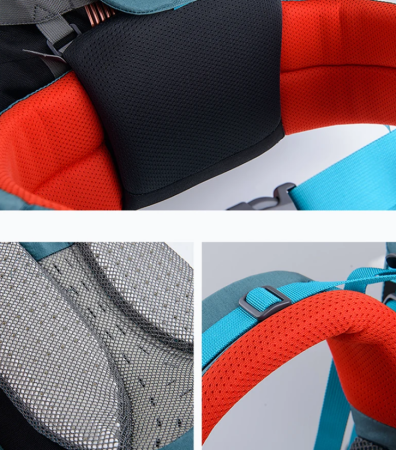 Рюкзак туристический Naturehike 55 л, голубой