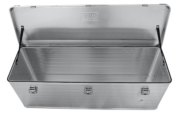 Ящик алюминиевый РИФ усиленный с замком 1176х385х412 мм (ДхШхВ)