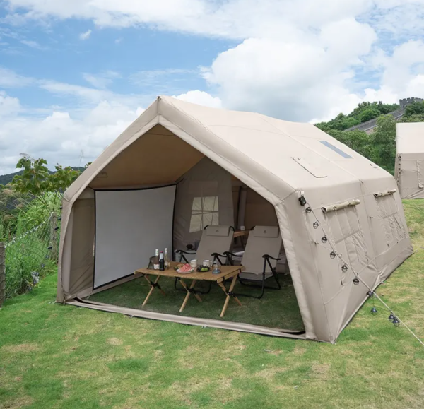 2 Палатка Naturehike надувная Extend Air 17.2 , песочный