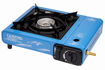 Плита газовая TOURIST CAMPING GURU PLUS, портативная, в кейсе Плита газовая TOURIST CAMPING GURU PLUS, портативная, в кейсе