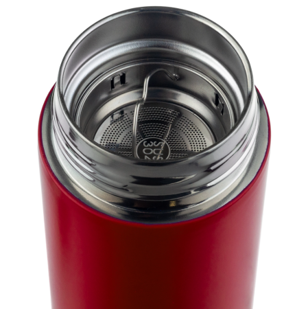 1 Термос PERFEO 450 мл, с термодатчиком, красный