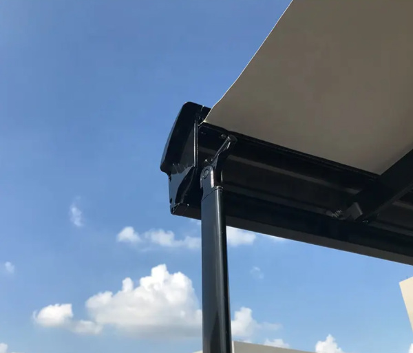 3 Маркиза автомобильная РИФ 2,5х2,0 м кассетная, привод механический, ручной, корпус черный