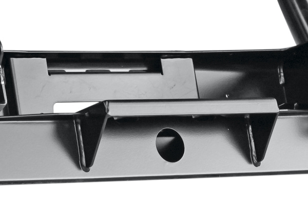 Бампер РИФ силовой передний УАЗ Буханка усиленный, c площадкой под лебёдку, с низкой защитной дугой стандарт