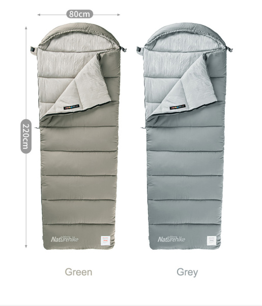 3 Мешок спальный Naturehike Evenlope M180, (190+30)х80 см, (правый) (ТК: +12°C), зеленый 3 Мешок спальный Naturehike Evenlope M180, (190+30)х80 см, (правый) (ТК: +12°C), зеленый