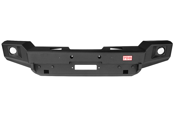 Бампер РИФ передний Jeep Wrangler JK 2006+ с доп. фарами без защитной дуги