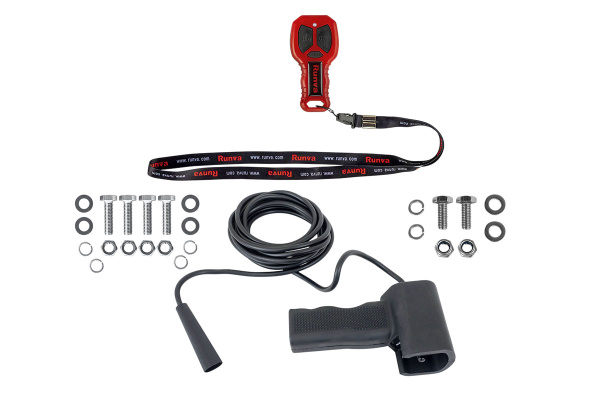 Лебёдка автомобильная электрическая 12V Runva EWB12500S 5670 кг влагозащищенная, стальной трос