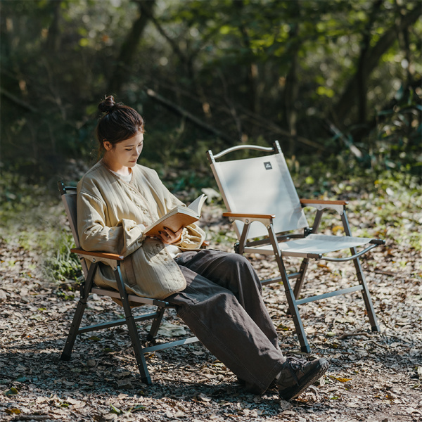 1 Кресло туристическое Naturehike Xing wang T01 складное 53х63х83 см, нагрузка до 150 кг, бежевое