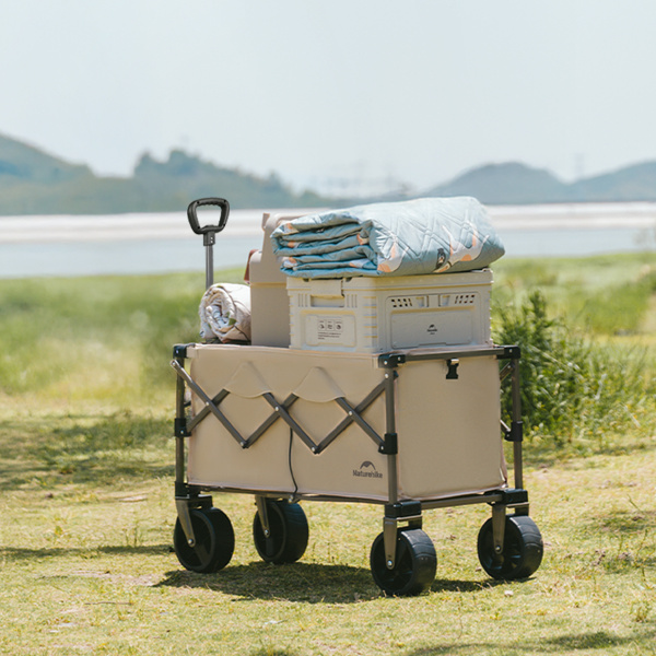 4 Тележка туристическая Naturehike 88х46х93 см, коричневая