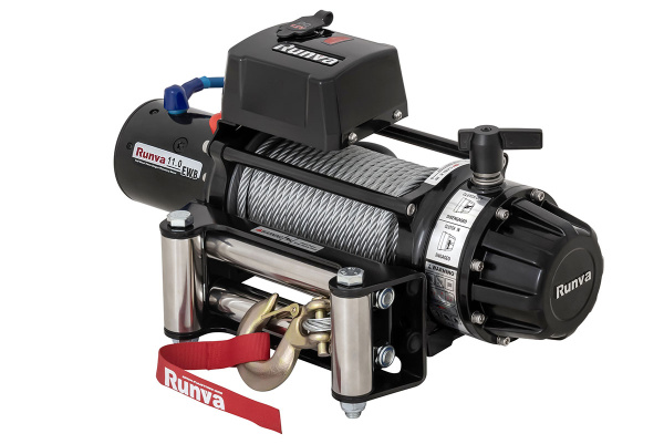 Лебёдка электрическая 12V Runva 11000 lbs 5000 кг (влагозащищенная)