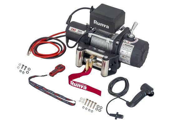 Лебёдка электрическая 12V Runva 5000 lbs 2268 кг