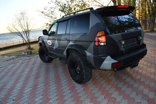 Расширители колёсных арок Mitsubishi Pajero Sport (70мм) под силовой бампер Расширители колёсных арок Mitsubishi Pajero Sport (70мм) под силовой бампер