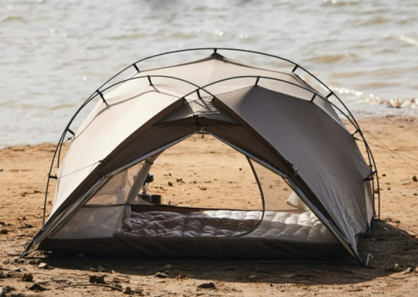 Палатка Naturehike Hillock 6, 2-местная, коричневая