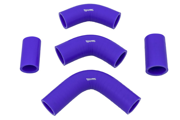 Патрубки радиатора УАЗ-469/452 Буханка дв.4215 (100л.с.) силикон.армированный (5 шт)