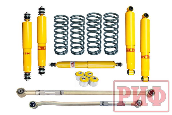 Лифт-комплект РИФ Nissan Patrol Y60 и Y61 до 2000 года лифт 50 мм (правый руль) жесткий