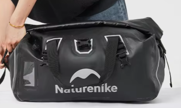 Гермосумка Naturehike 90 л ПВХ (черная)